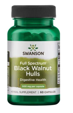 Swanson Black Walnut Hulls - Full Spectrum 60 caps